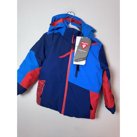 Spyder Kid's Challenger Waterproof Ski Coat Spider-Man Sz 3 Insulated NWT $159 - Picture 1 of 16